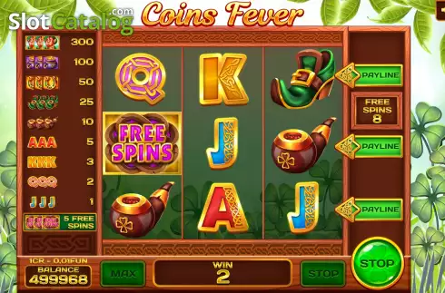 Schermo6. Coins Fever (Pull Tabs) slot