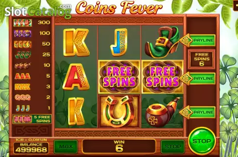 Schermo7. Coins Fever (Pull Tabs) slot