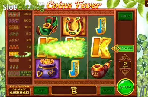 Win screen 2. Coins Fever (3x3) slot