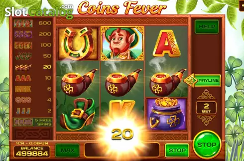 Win screen 3. Coins Fever (3x3) slot