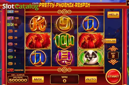 Skärmdump2. Pretty Phoenix Respin (3x3) slot