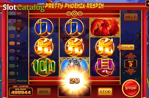 Skärmdump5. Pretty Phoenix Respin (3x3) slot