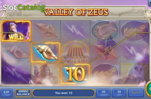 Captura de tela3. Valley of Zeus slot