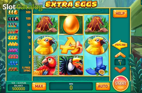Bildschirm2. Extra Eggs (Pull Tabs) slot