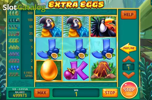 Bildschirm3. Extra Eggs (Pull Tabs) slot