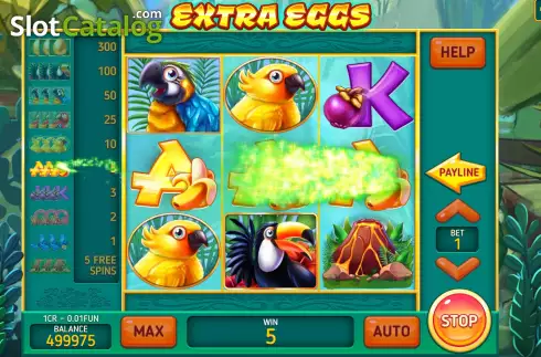 画面5. Extra Eggs (Pull Tabs) カジノスロット