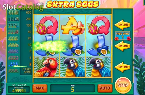 Free Spins screen 3. Extra Eggs (3x3) slot