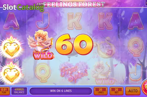 Win screen 2. Feelings Forest slot