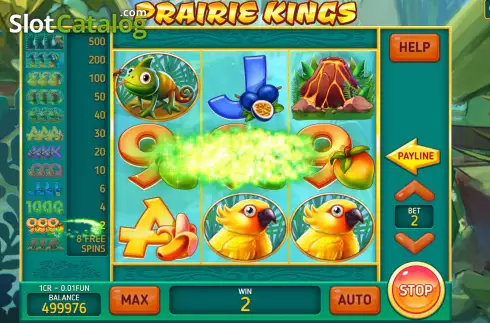 Ekran3. Prairie Kings (3x3) yuvası