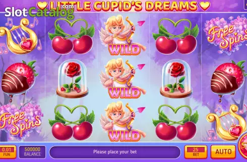 Game screen. Little Cupid's Dreams slot