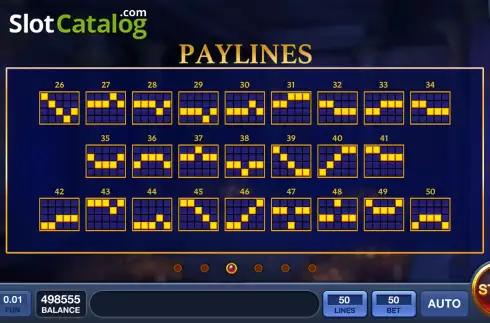 PayLines screen 2. Egypt Riddles slot