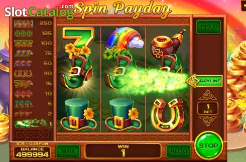 Ecran3. Spin Payday (Pull Tabs) slot