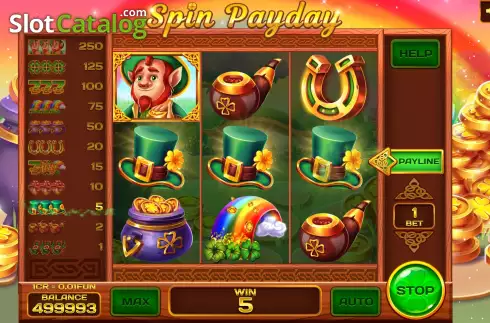 Ecran5. Spin Payday (Pull Tabs) slot