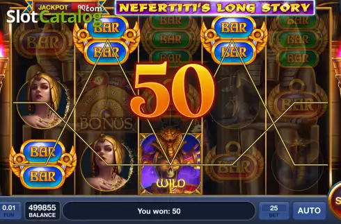 Bildschirm4. Nefertiti's Long Story slot