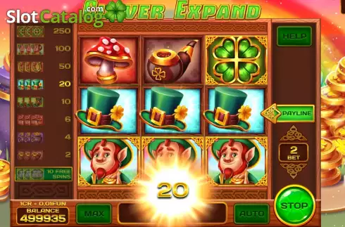 Win screen 3. Clover Expand (Pull Tabs) slot