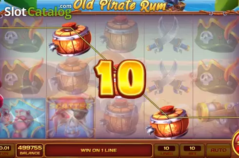 Skärmdump3. Old Pirate Rum slot