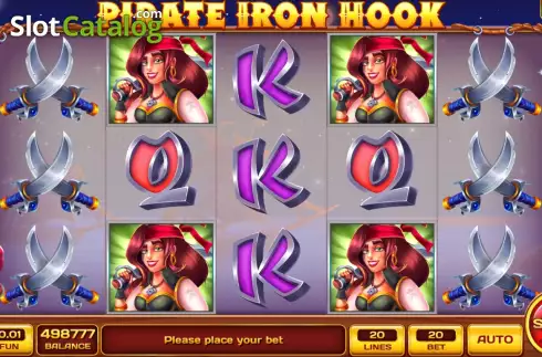 Game screen. Pirate Iron Hook slot