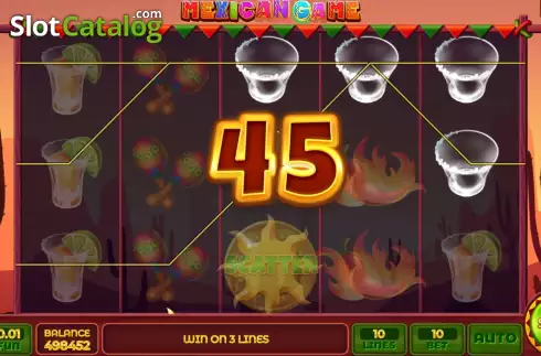 Win screen 3. Mexican Game slot