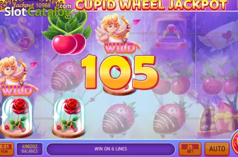 Schermo4. Cupid Wheel Jackpot slot