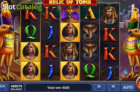 Free Spins screen 3. Relic of Tomb slot