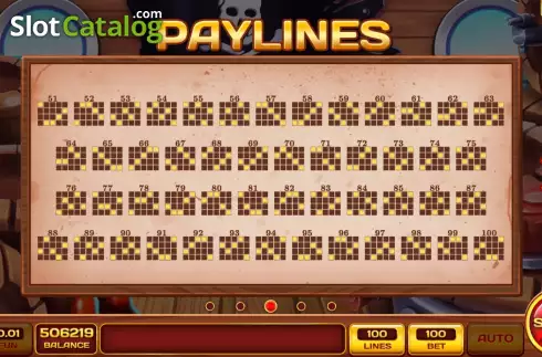 PayLines screen 2. Pirate Curse slot