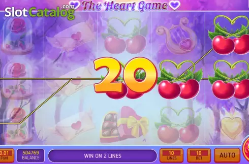画面4. The Heart Game カジノスロット