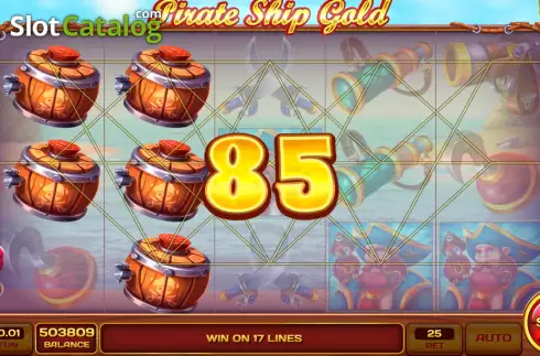Skärmdump3. Pirate Ship Gold slot