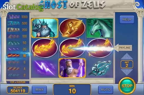 Win screen 2. Ghost of Zeus (3x3) slot