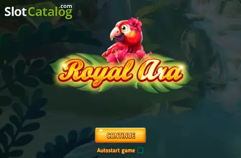 Start Game screen. Royal Ara (3x3) slot