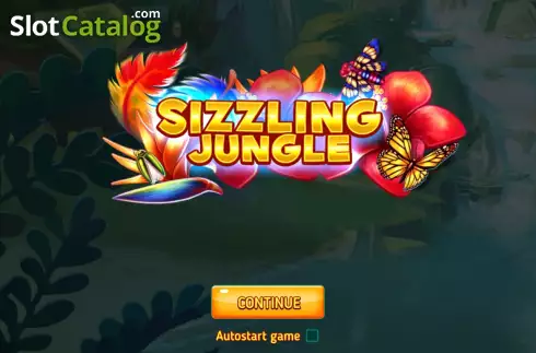 Start Game screen. Sizzling Jungle (Pull Tabs) slot