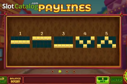 PayLines screen. Alebrijes Party slot