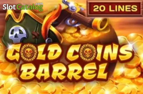 Gold Coins Barrel Logo