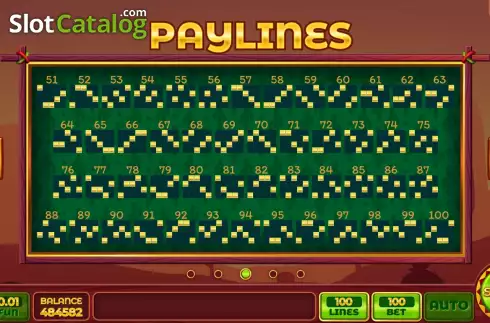 PayLines screen 2. Chilli Stacks slot