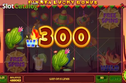 Bildschirm4. Pinata Lucky Bonus slot