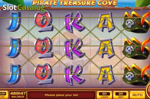 Skärmdump2. Pirate Treasure Cove slot