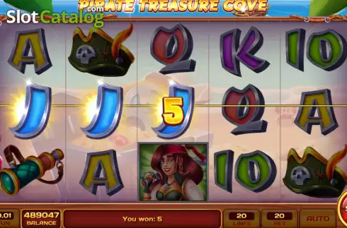 Skärmdump3. Pirate Treasure Cove slot