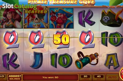 Skärmdump5. Pirate Treasure Cove slot