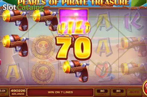 Bildschirm3. Pearls of Pirate Treasure slot