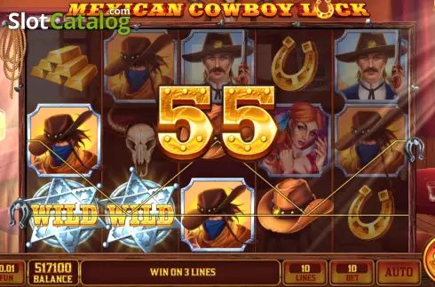 Win screen 3. Mexican Cowboy Luck slot