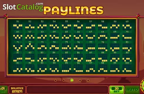 PayLines screen 2. Chilli Charm slot