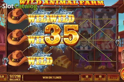 Win screen 2. Wild Animal Farm slot