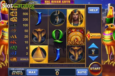 Schermo2. Big River Gifts (Pull Tabs) slot