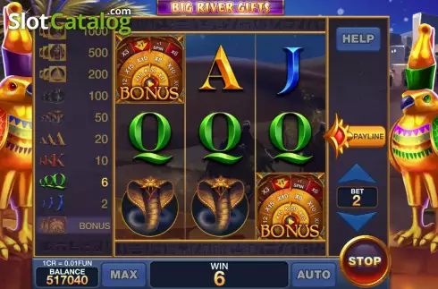 Schermo4. Big River Gifts (Pull Tabs) slot