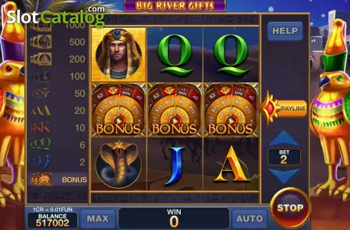 Schermo5. Big River Gifts (Pull Tabs) slot