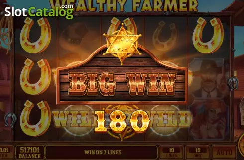 Win screen 3. Wealthy Farmer slot