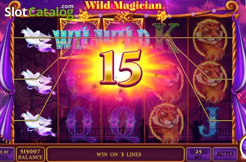 Win screen 2. Wild Magician slot