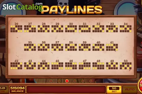 PayLines screen 2. Lucky Bandit Bonus slot