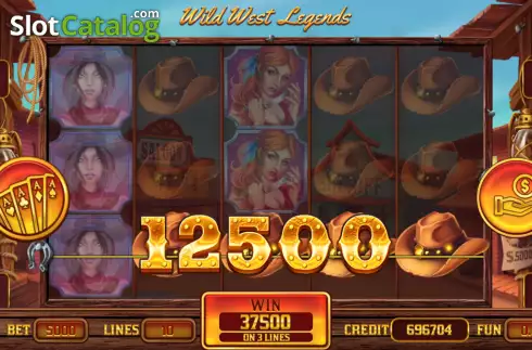Win screen 2. Wild West Legends slot