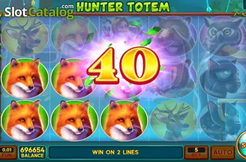 Win screen 2. Hunter Totem slot