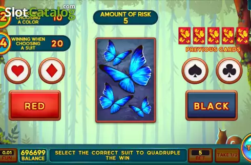 Risk Game screen. Hunter Totem slot